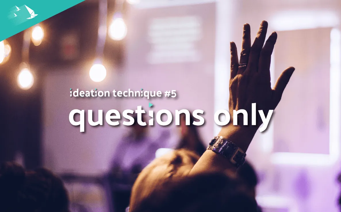 Sesión de lluvia de ideas con preguntas