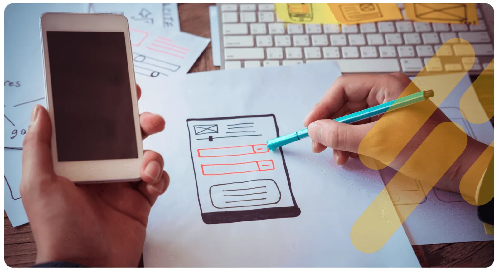 Ilustración de aplicación web