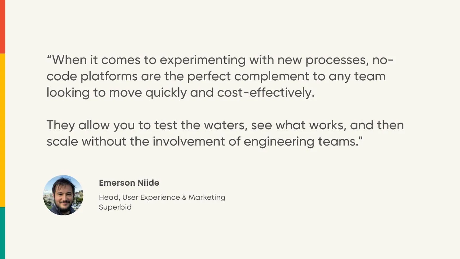 Proceso de desarrollo de aplicaciones Superbid