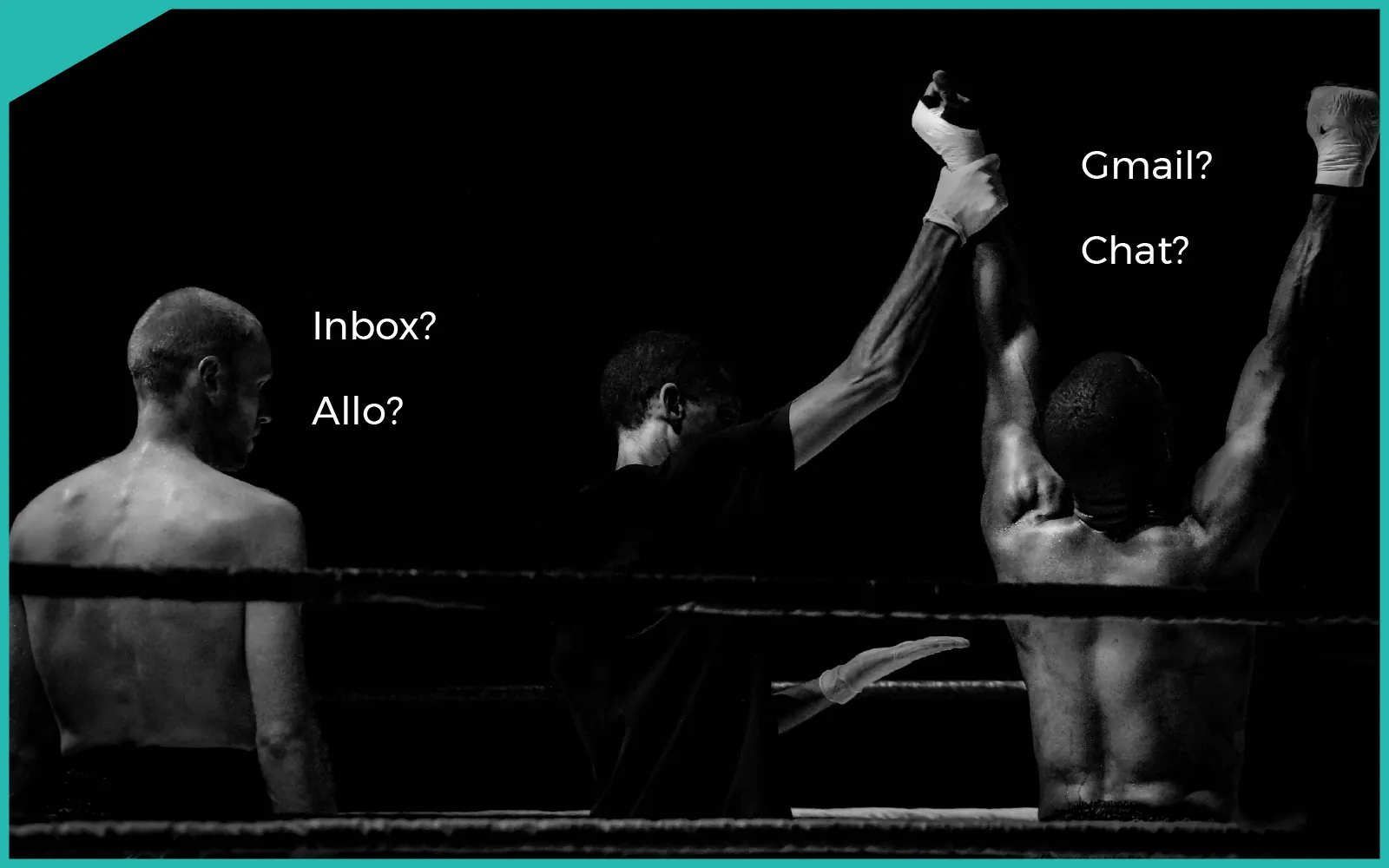 Boxeador en posición de combate