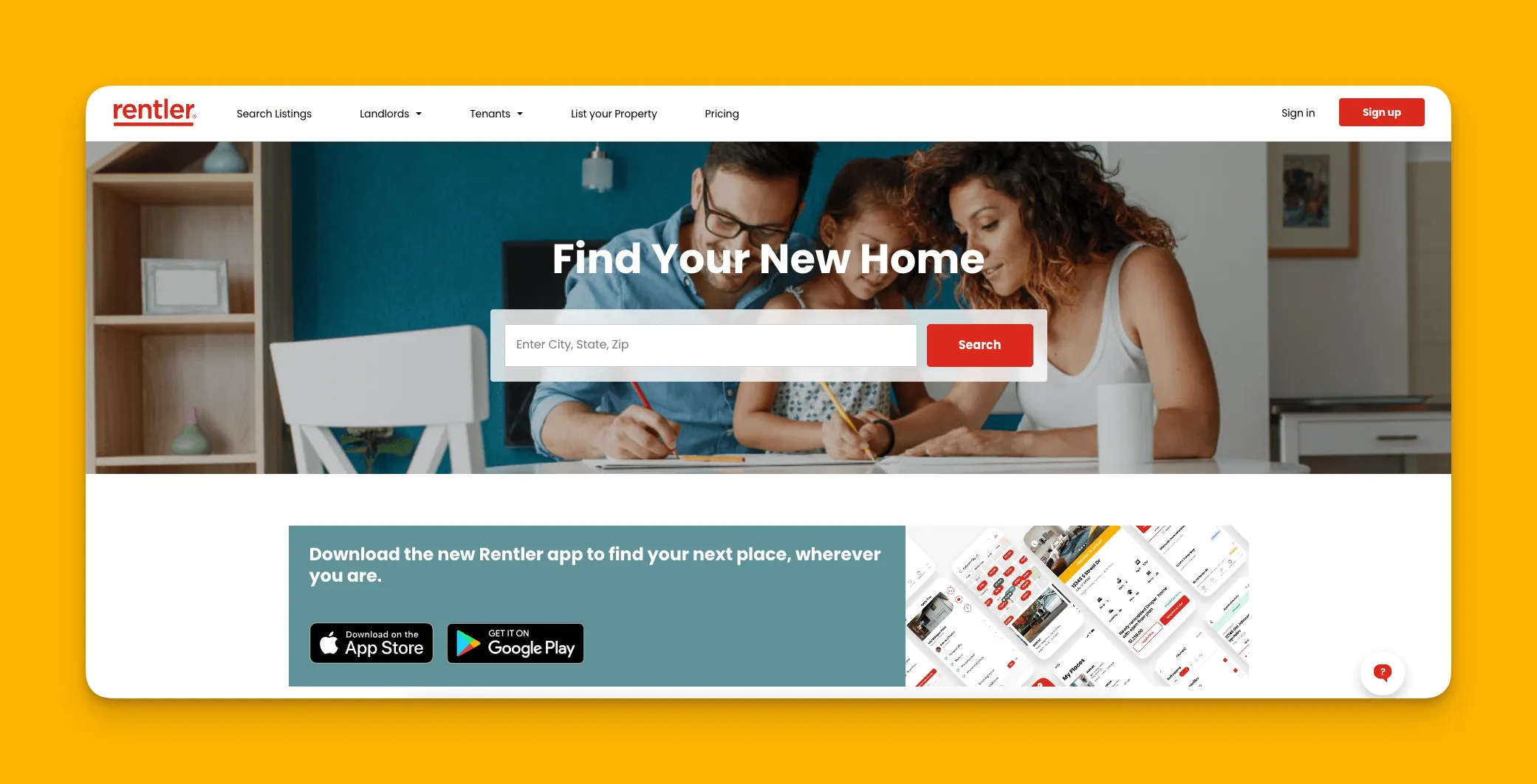 Plataforma de propietarios e inquilinos Rentler