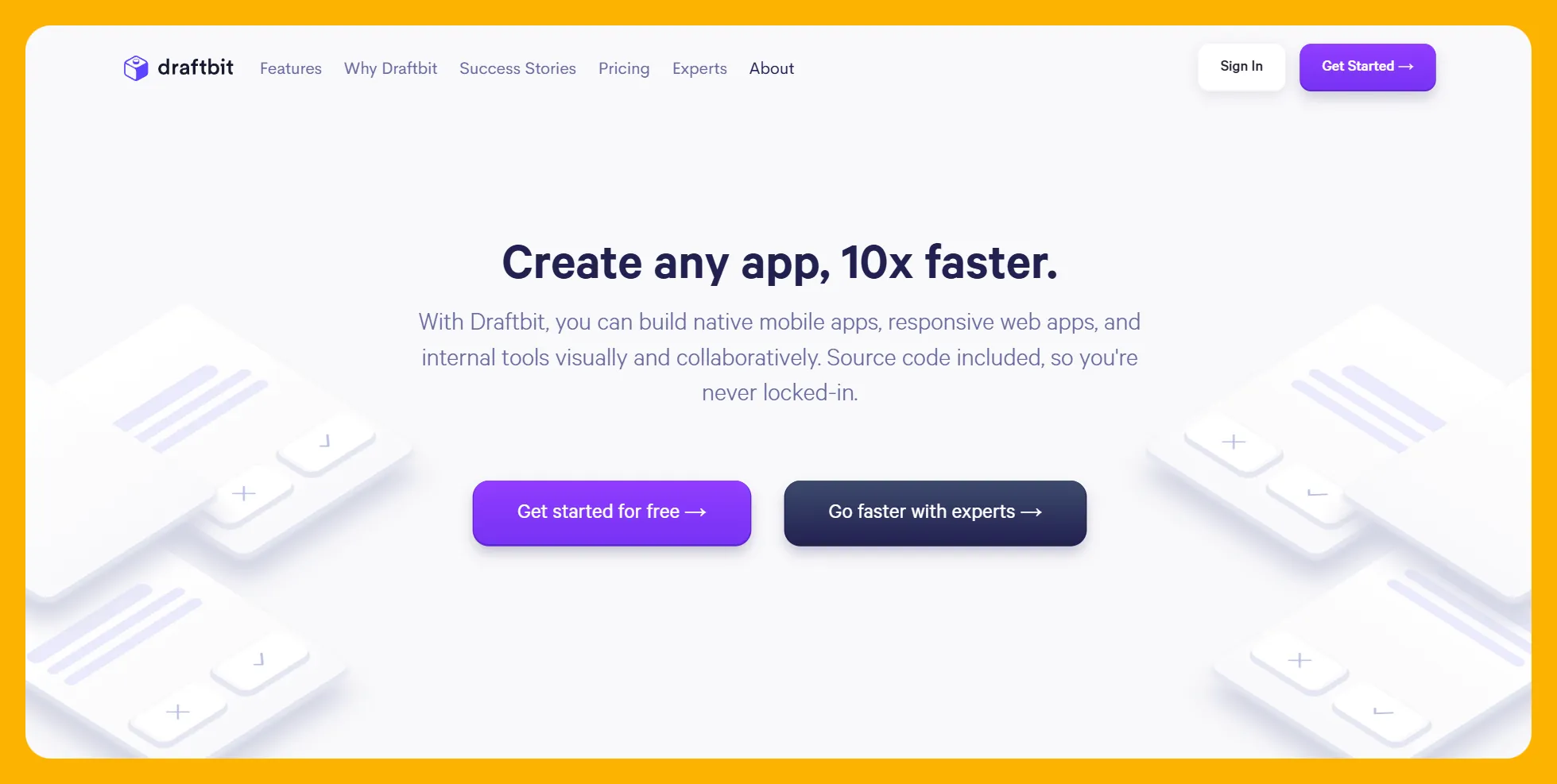 Interfaz de Draftbit