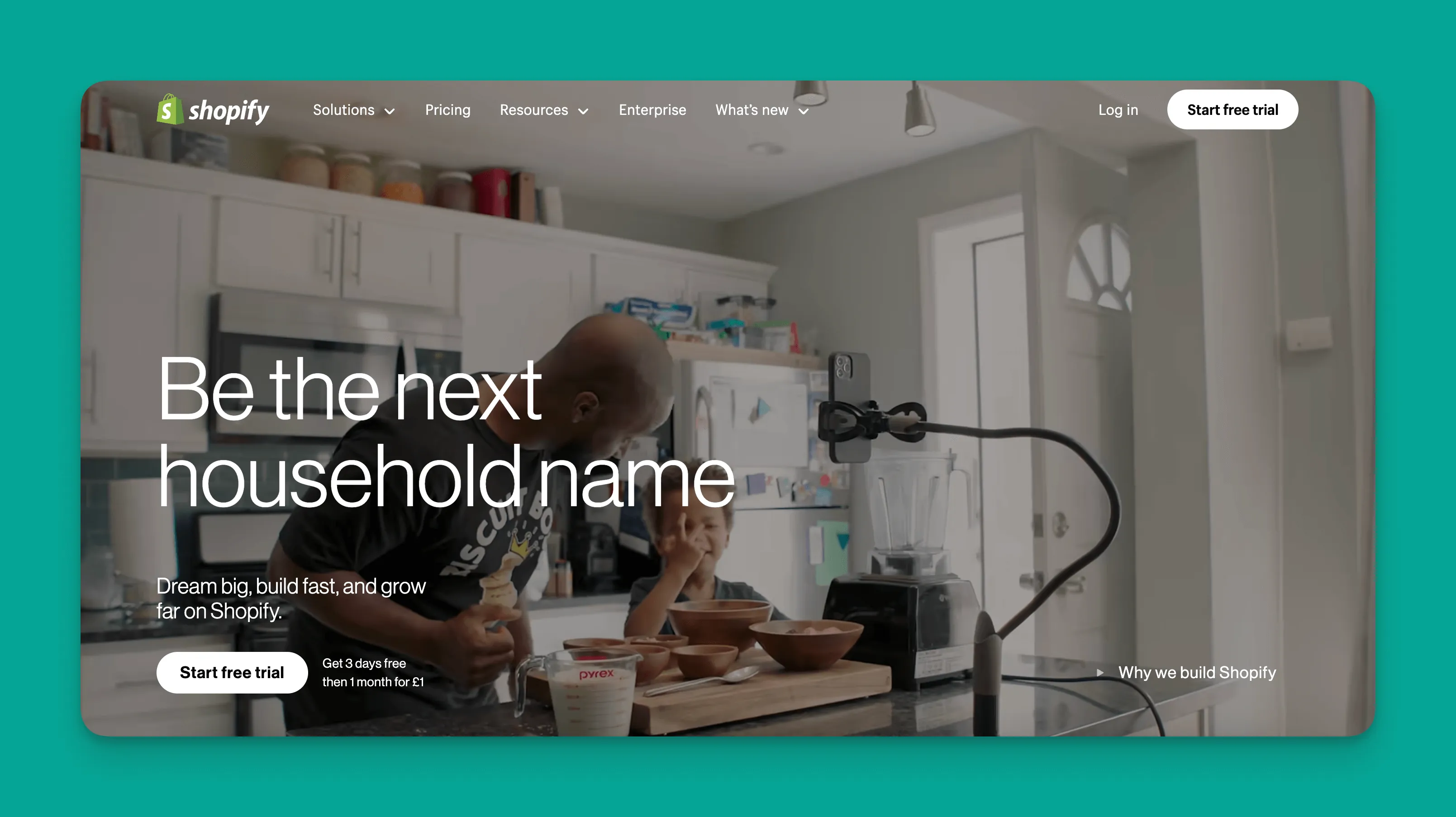 Interfaz de plataforma de comercio electrónico Shopify