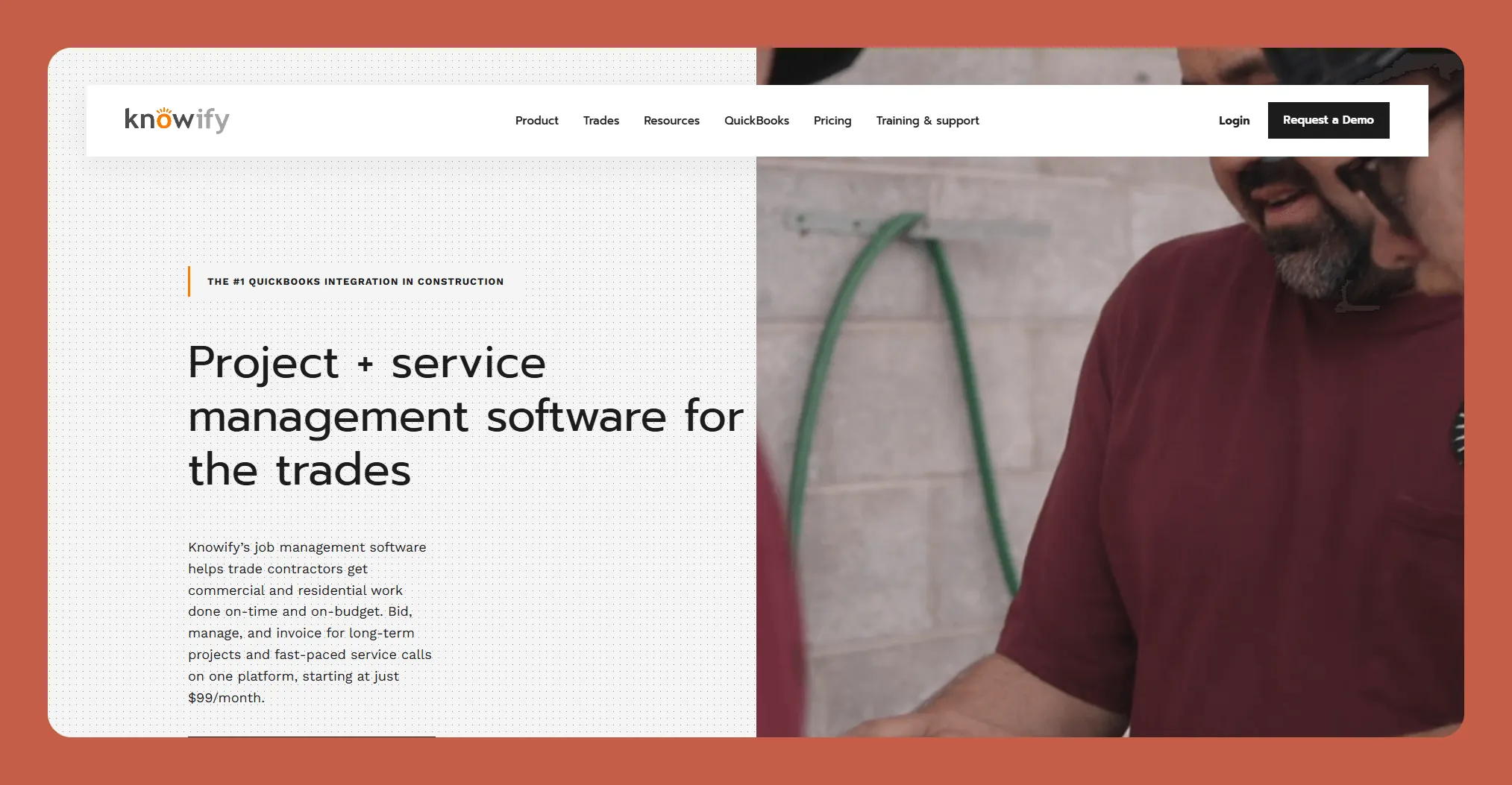 Interface de Knowify