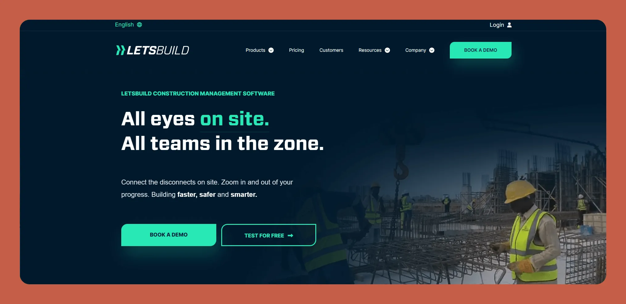 Interface de LetsBuild