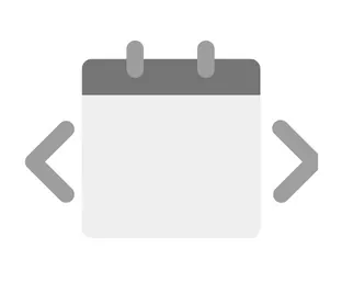 Componente Franja de calendario avanzada con desplazamiento de fecha horizontal