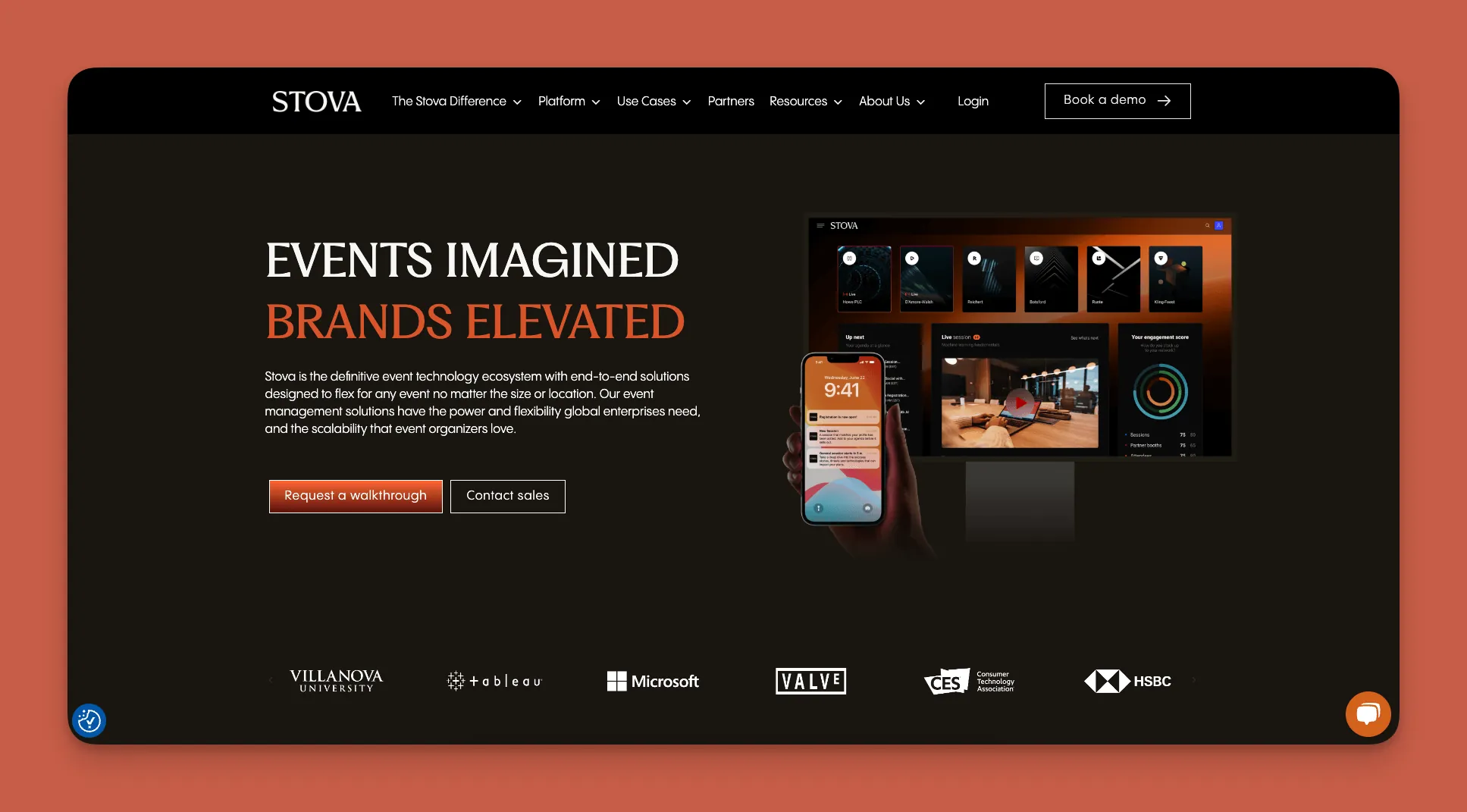 Stova event management software
