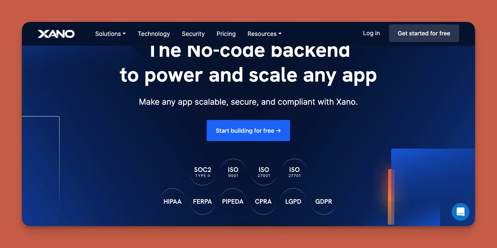 Xano backend builder interface