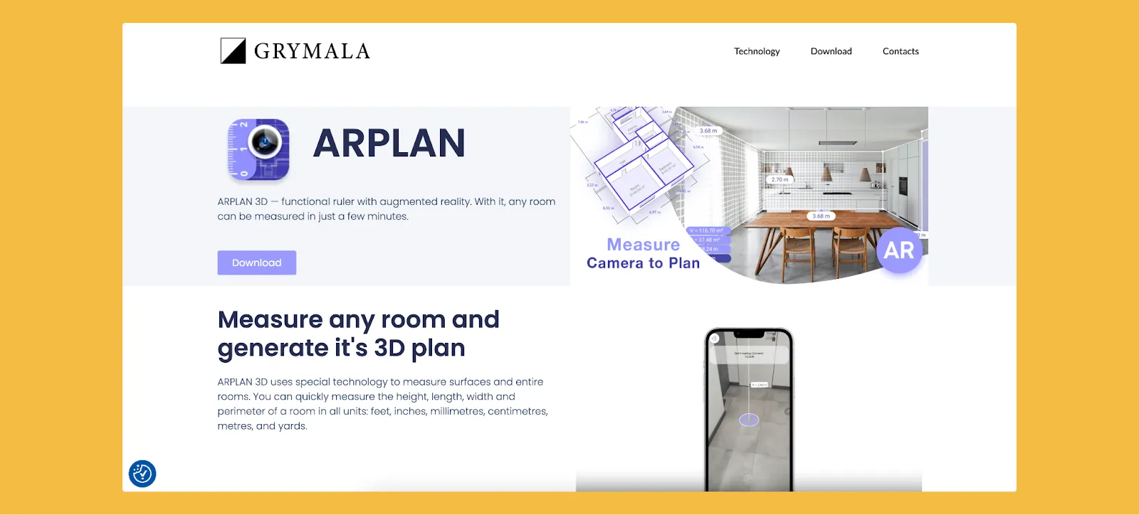 Interfaz de ARPlan 3D