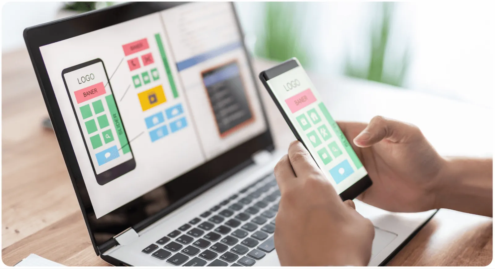 Ejemplo de diseño de navegación de aplicación móvil