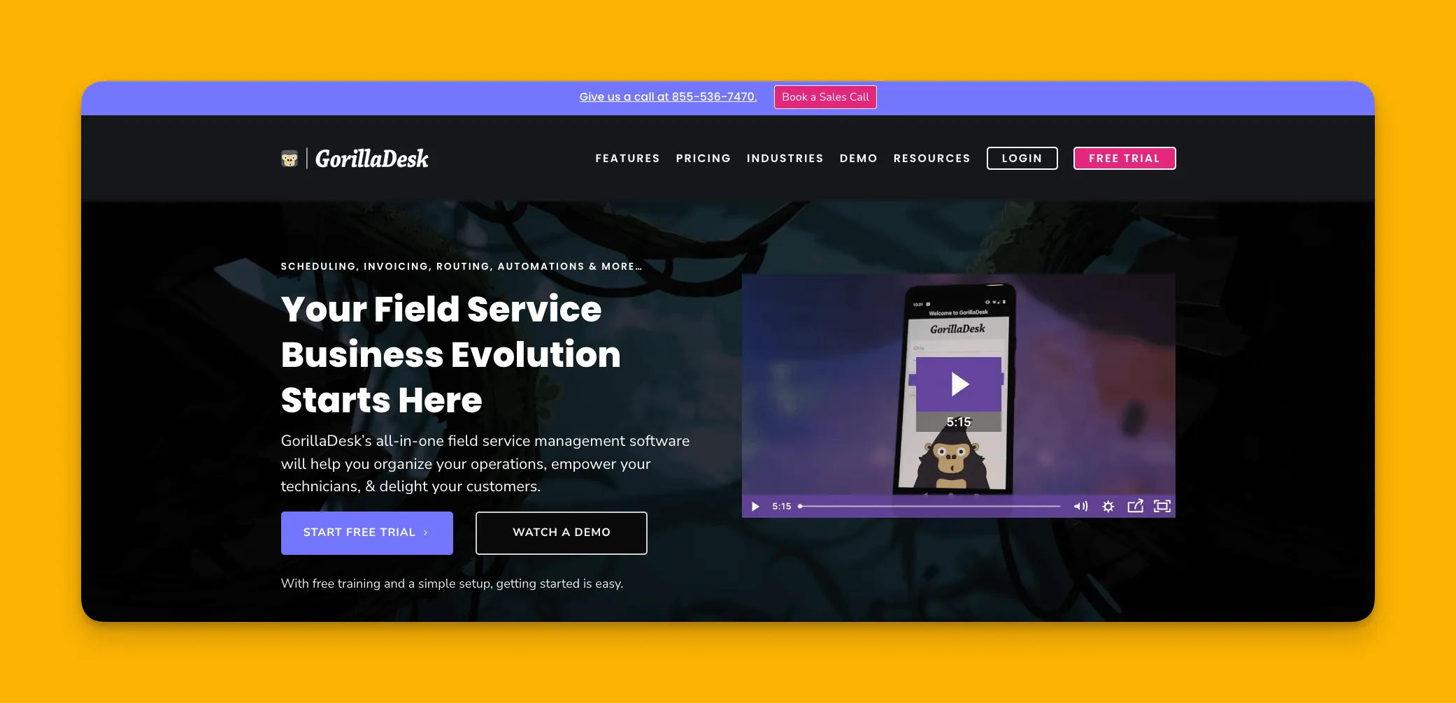 Interface GorillaDesk