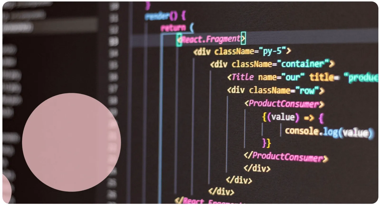 Representación visual del desarrollo front-end