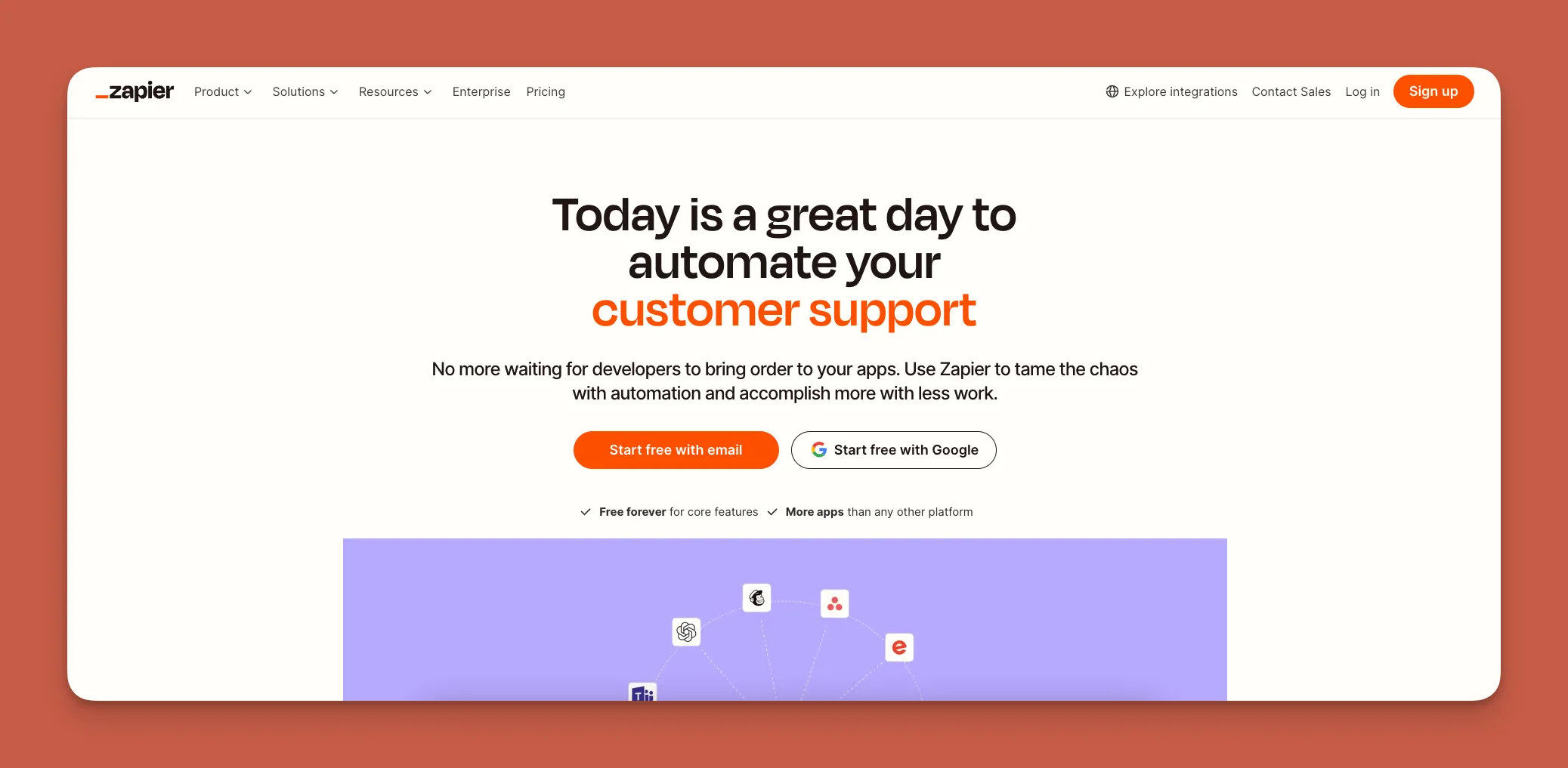 Interface Zapier