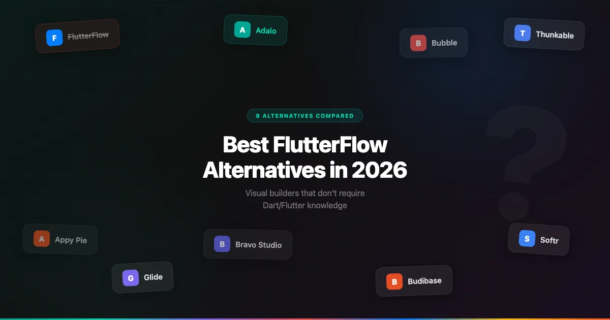 8 Mejores Alternativas a FlutterFlow en 2026