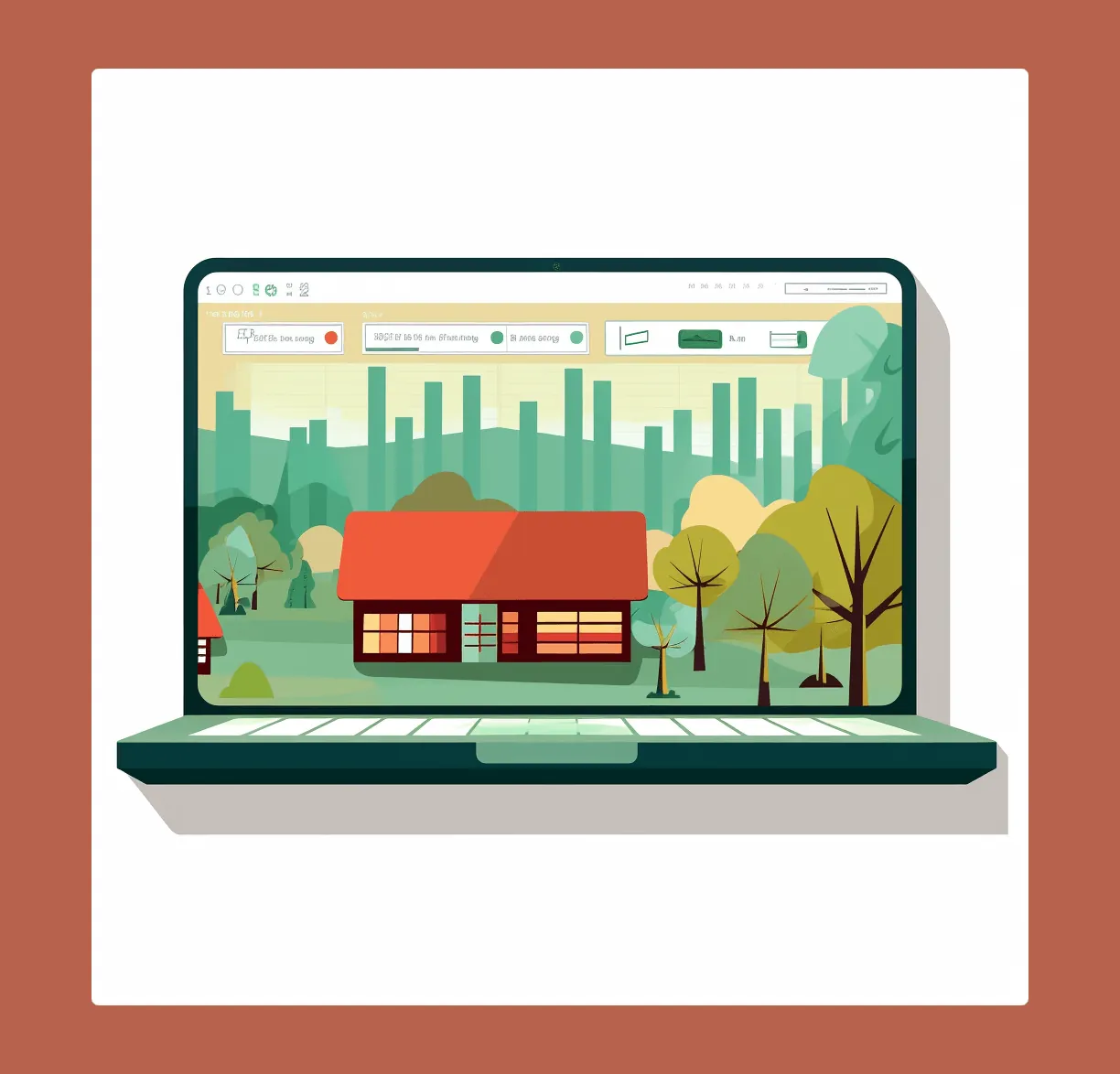 Interfaz del constructor de aplicaciones de Adalo para investigación de precios de alquiler