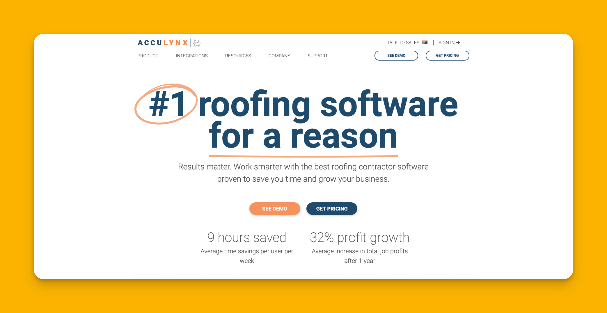 Interfaz de AccuLynx