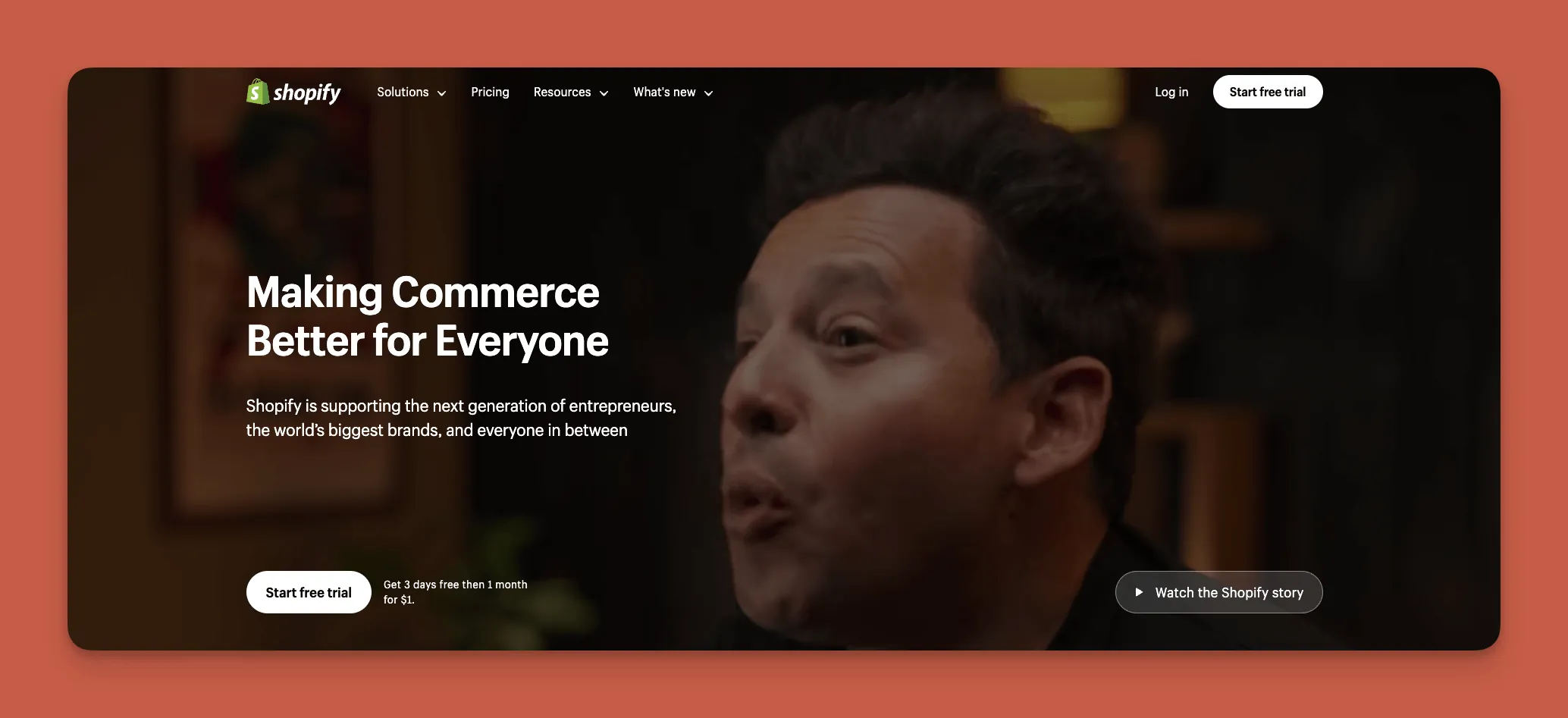 Interface Shopify
