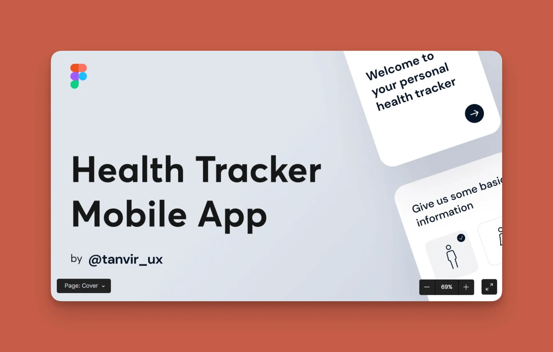 Plantilla de Rastreador de Salud de Figma