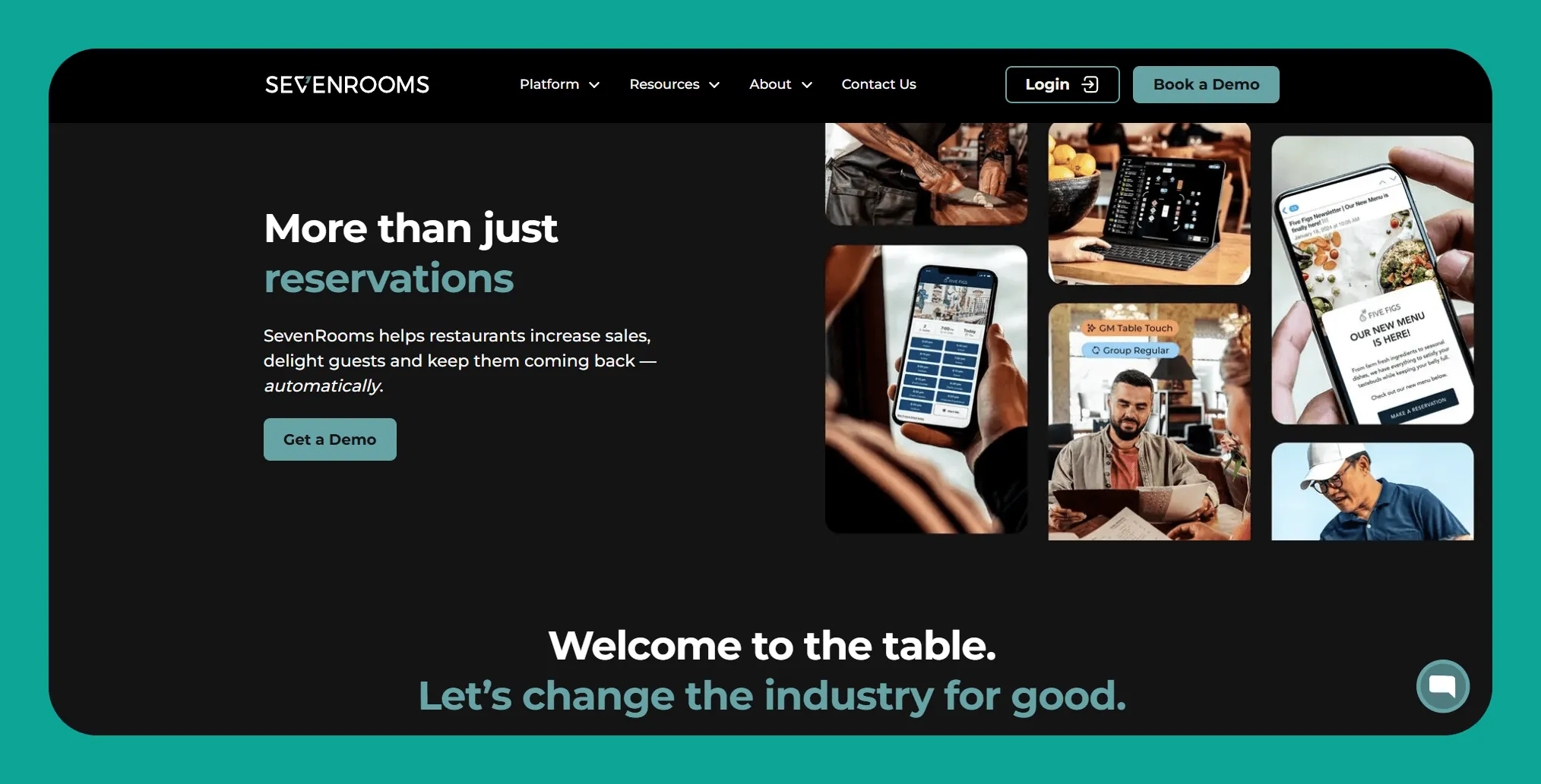 Plataforma SevenRooms