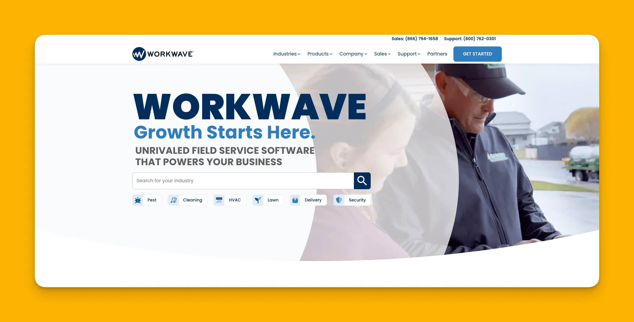 Interfaz WorkWave