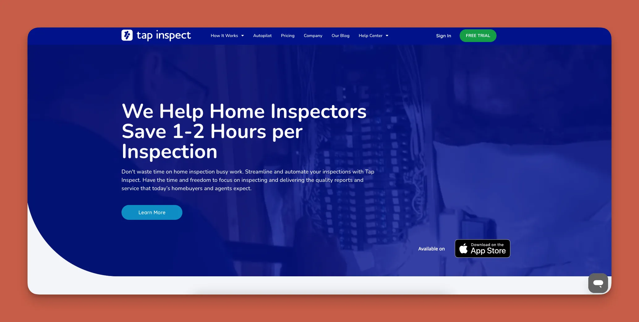 Tap Inspect property inspection app