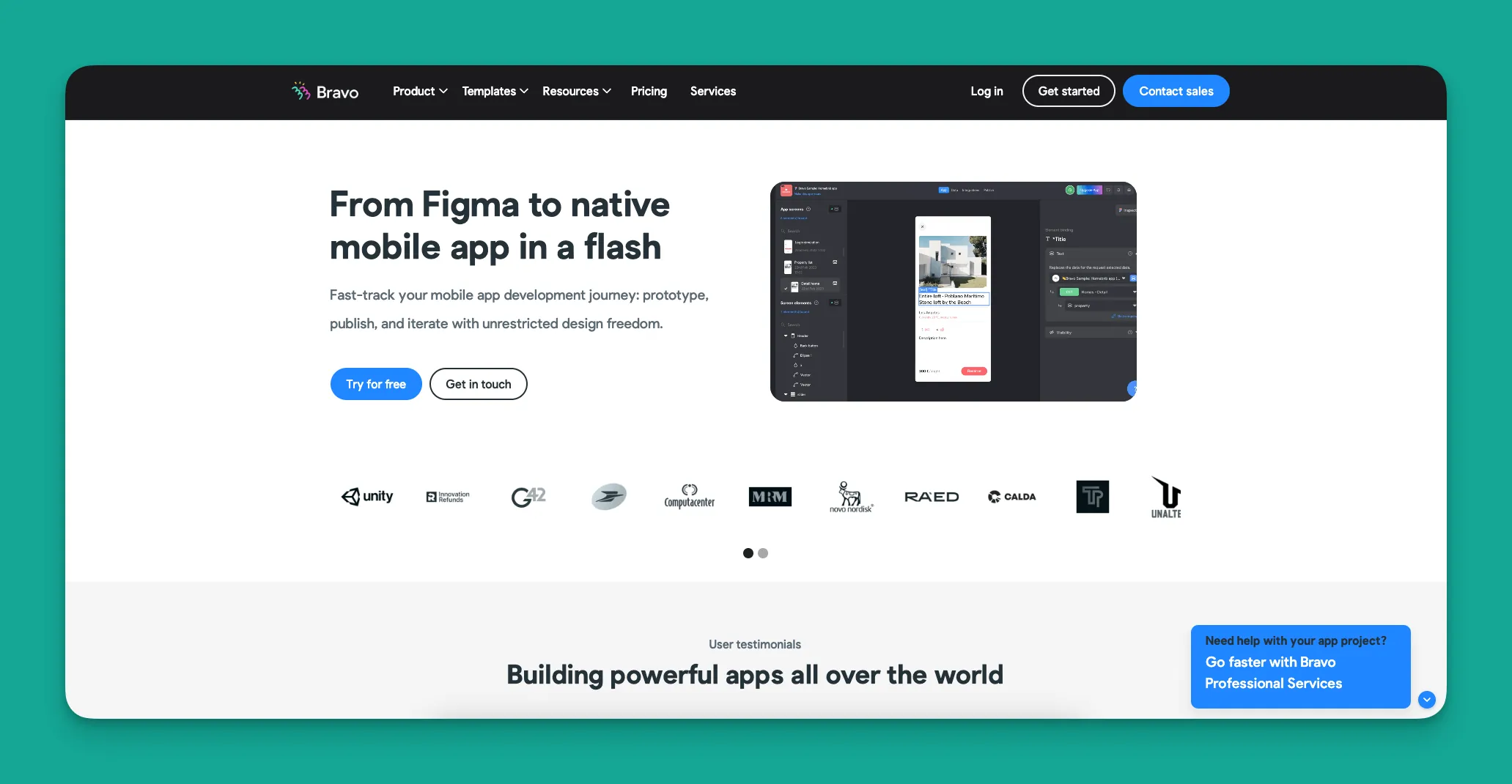 Interfaz Bravo Studio