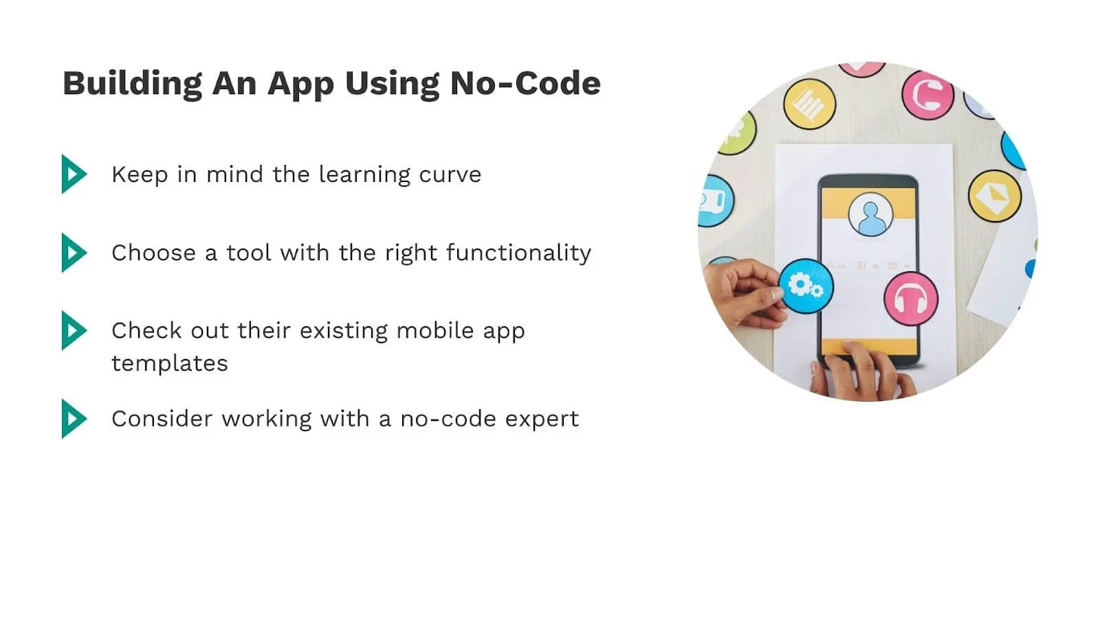 Interfaz de construcción de aplicaciones