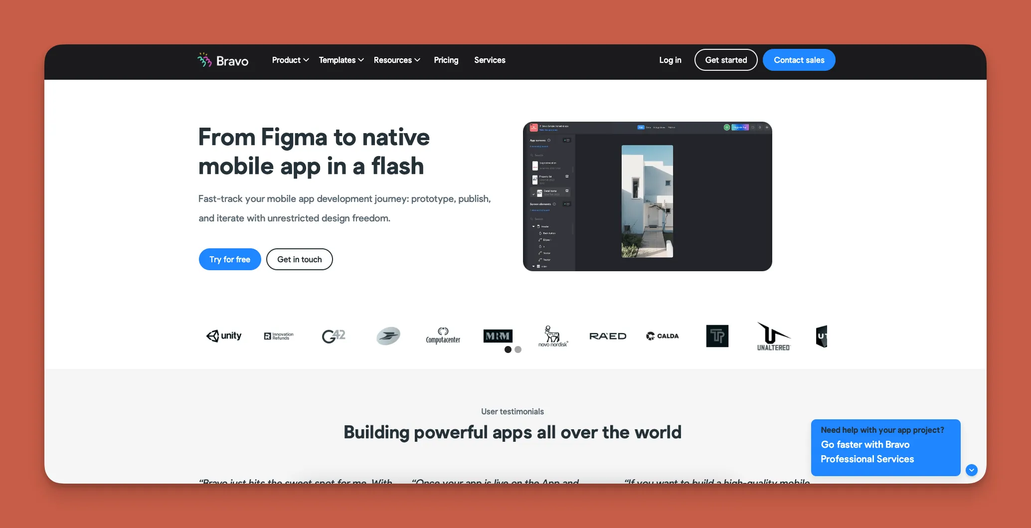 Interfaz Bravo Studio