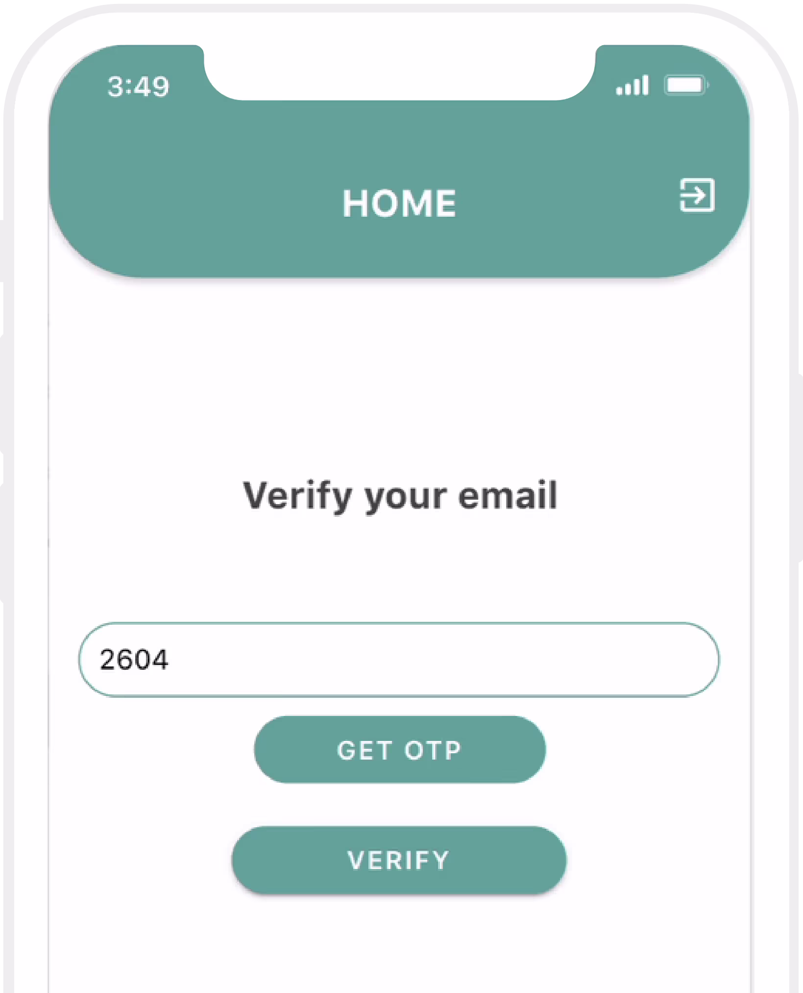Emailverification — Kit cloneable de Adalo