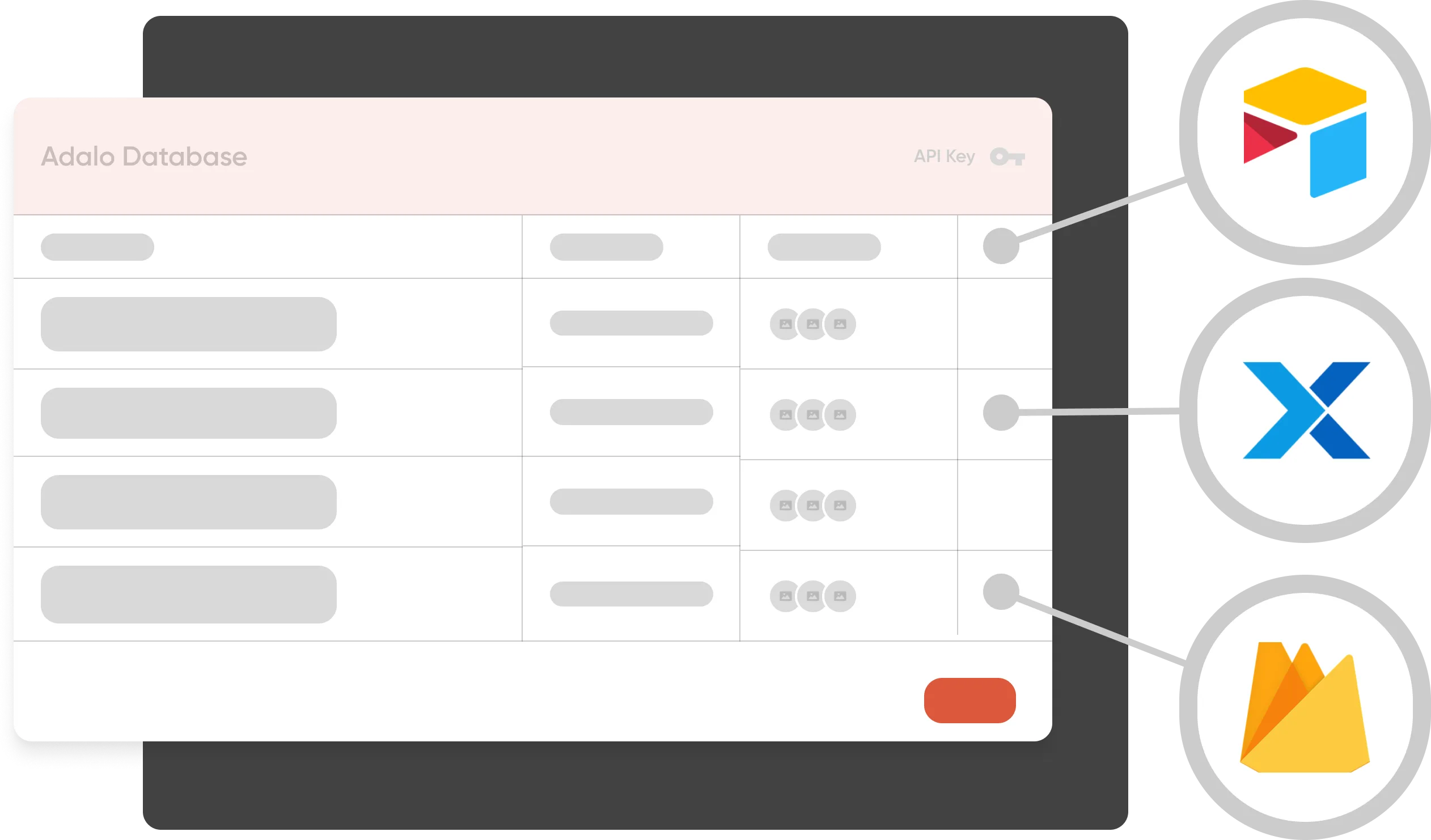 External collections for Adalo graphic
