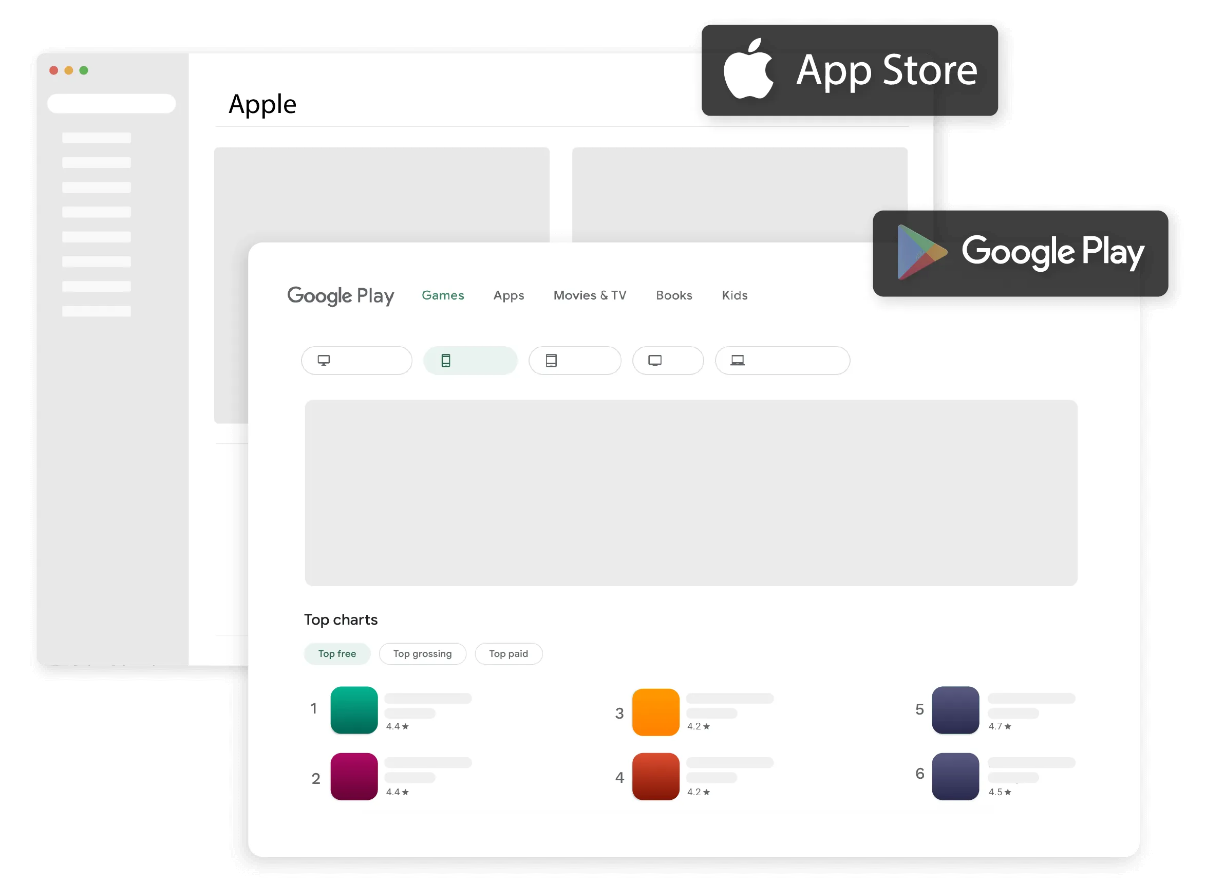 Configurer vos comptes App Store