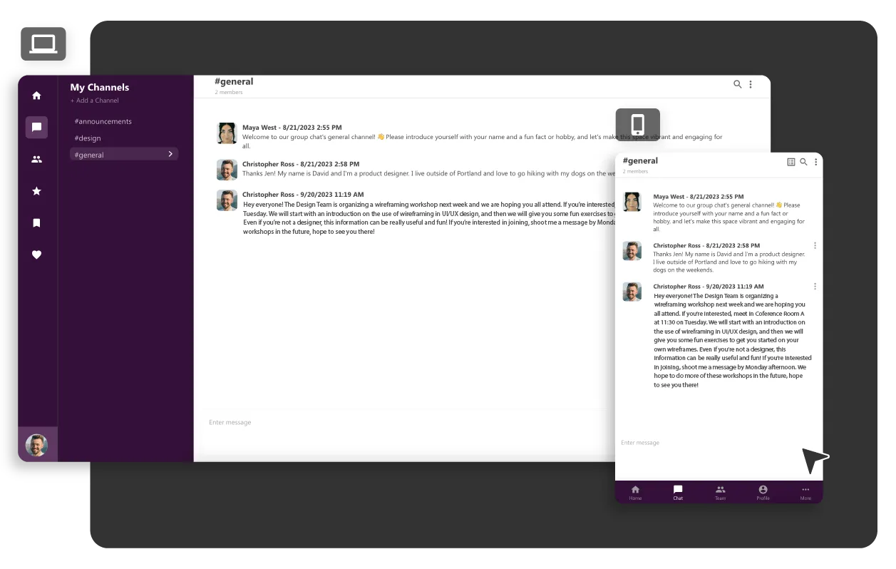 Mensajería con tu Comunidad en una Aplicación Personalizada Imagen