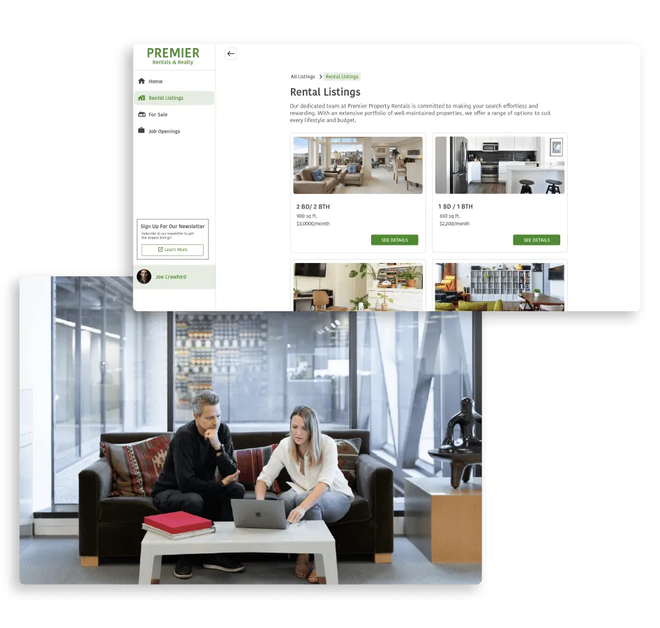 Muestra propiedades en alquiler