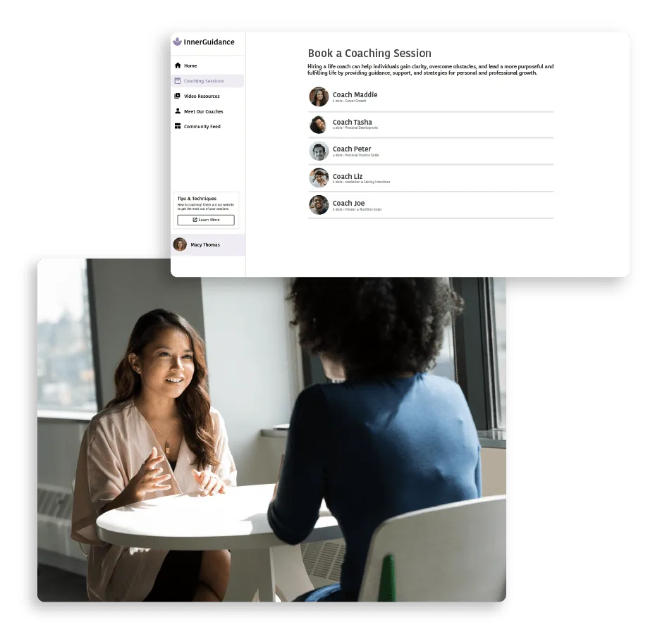 Book appointments as a life coach