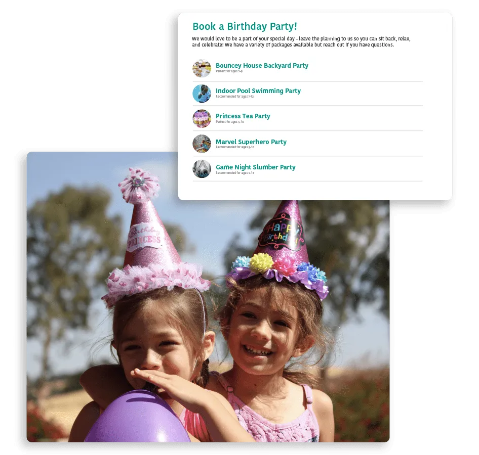 Make arrangements for event planning