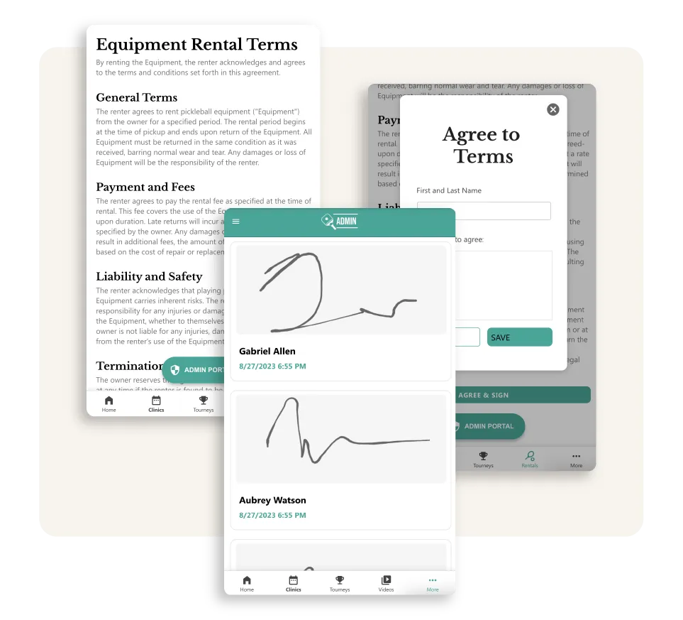 Use the online signature pad app image