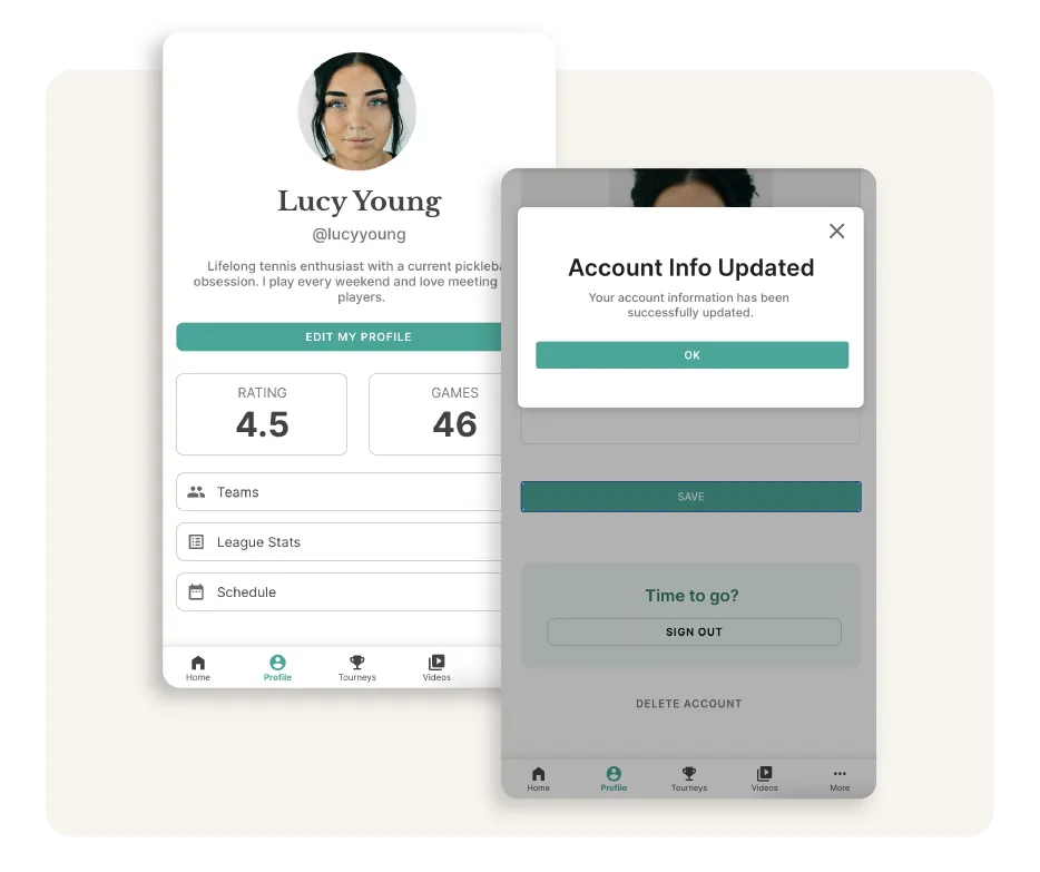 Configuración de cuenta hecha fácil en imagen de aplicaciones