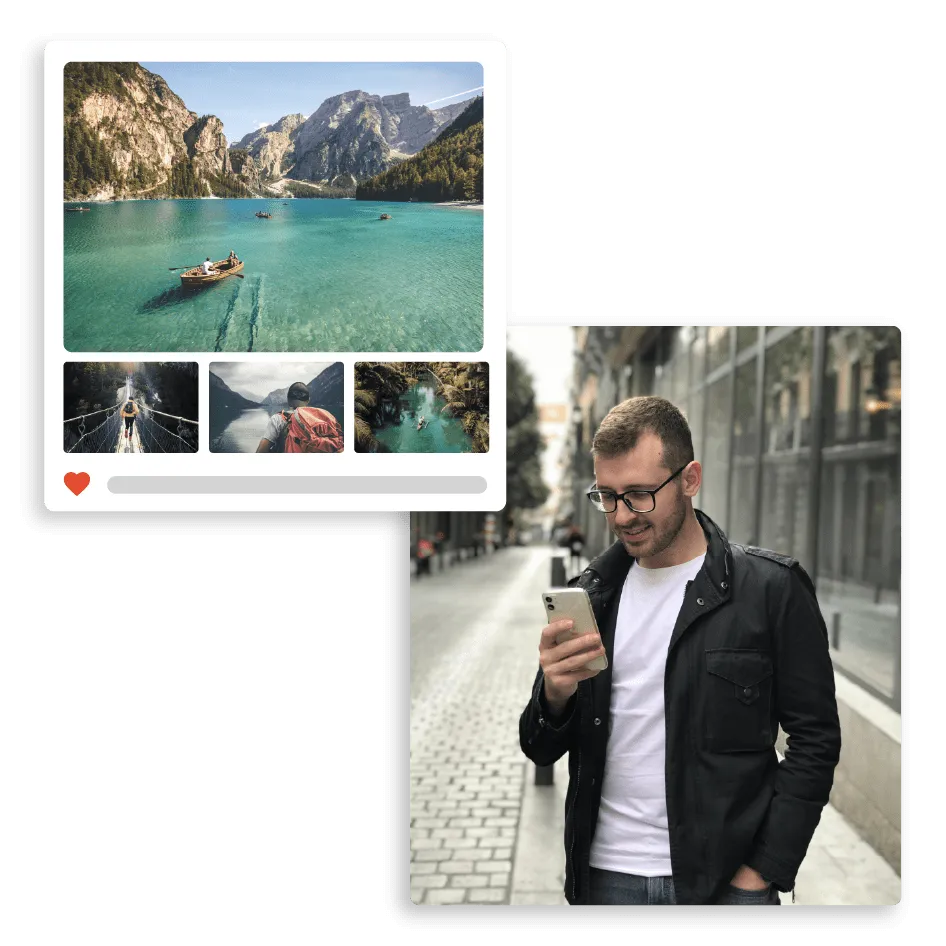 In a Social Media Feed