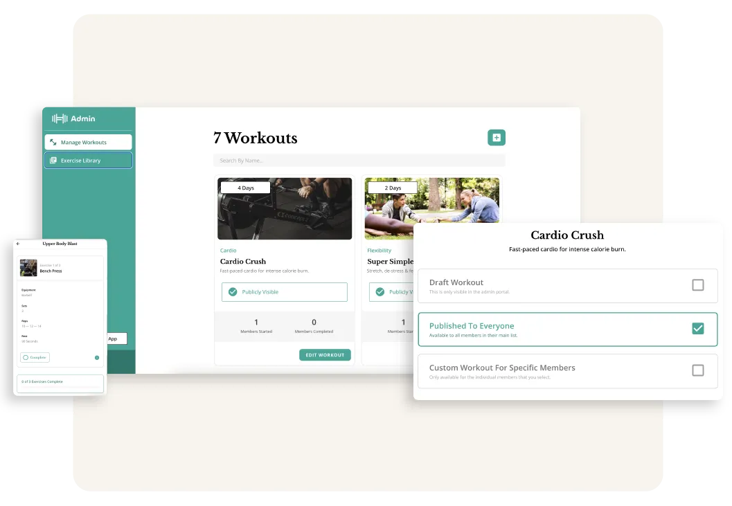 Aplicación de usuario y administrador para todos los tamaños de pantalla Imagen