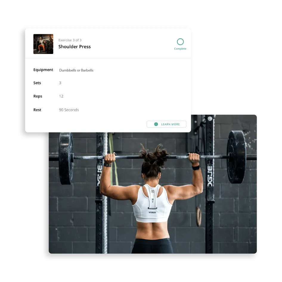 Crea rutinas de ejercicios detalladas