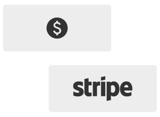 Un conjunto simple de iconos de pago.