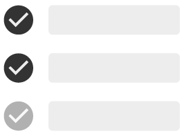 Una lista de verificación simplificada.