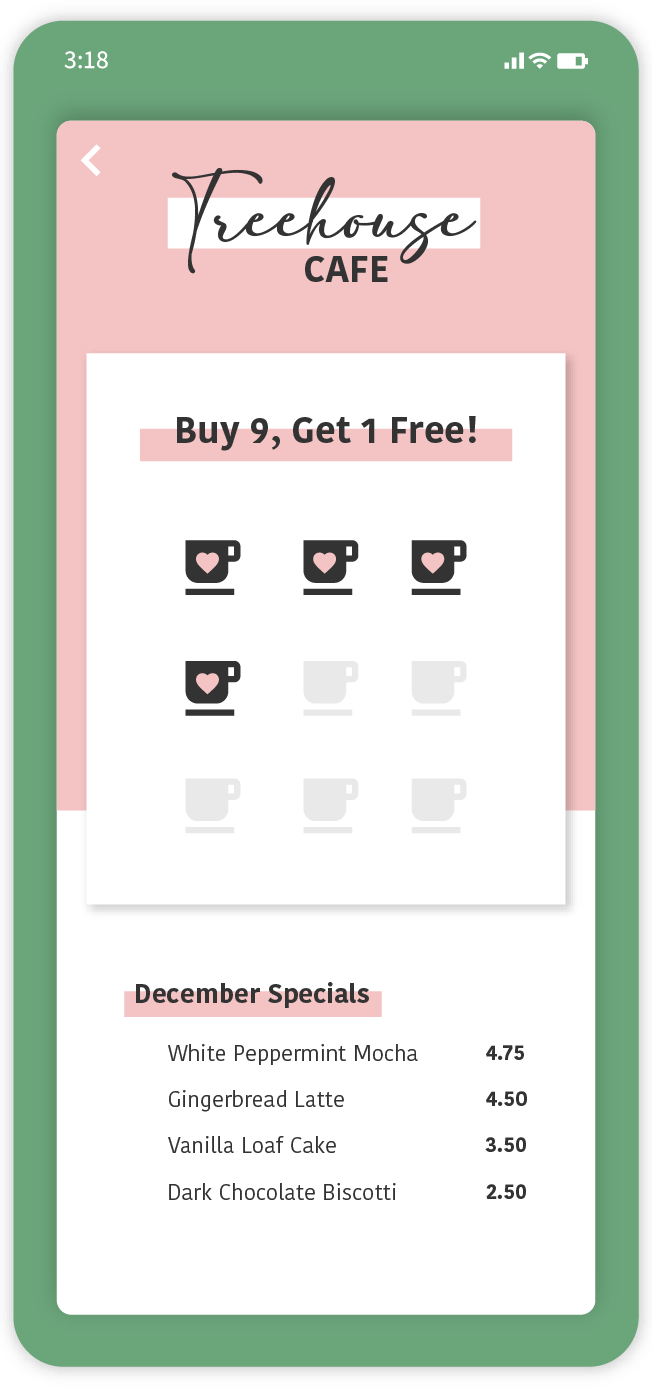 Loyalty Program mobile app built with Adalo