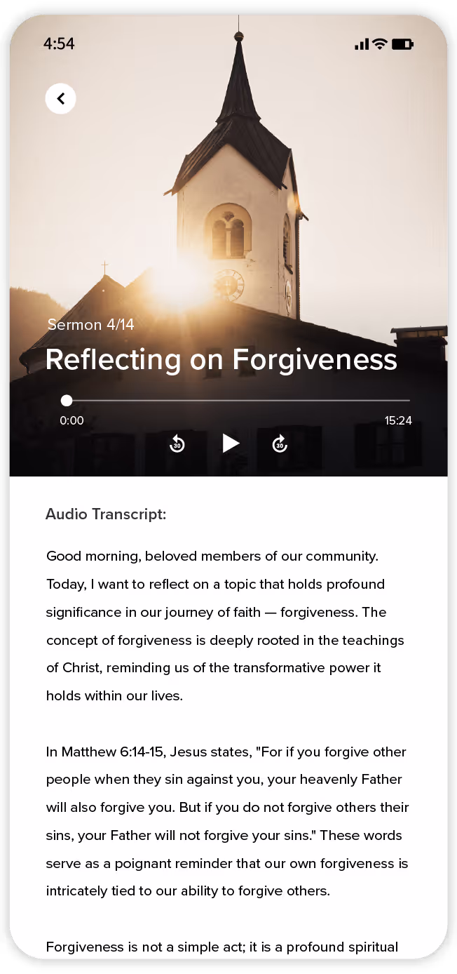 Nonprofit mobile app built with Adalo