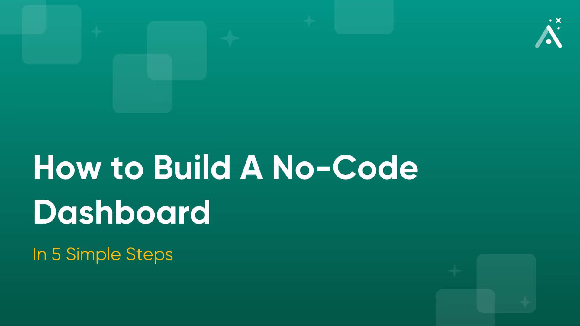 Cómo construir un panel sin código