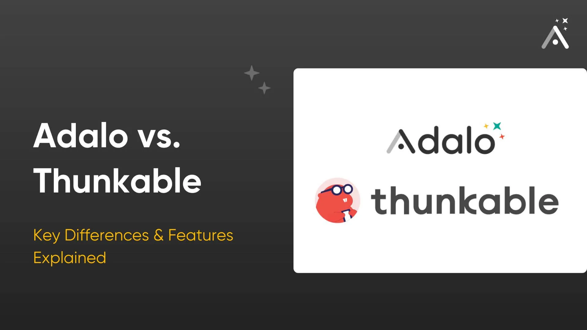 Adalo vs. Thunkable: Diferencias clave y características explicadas