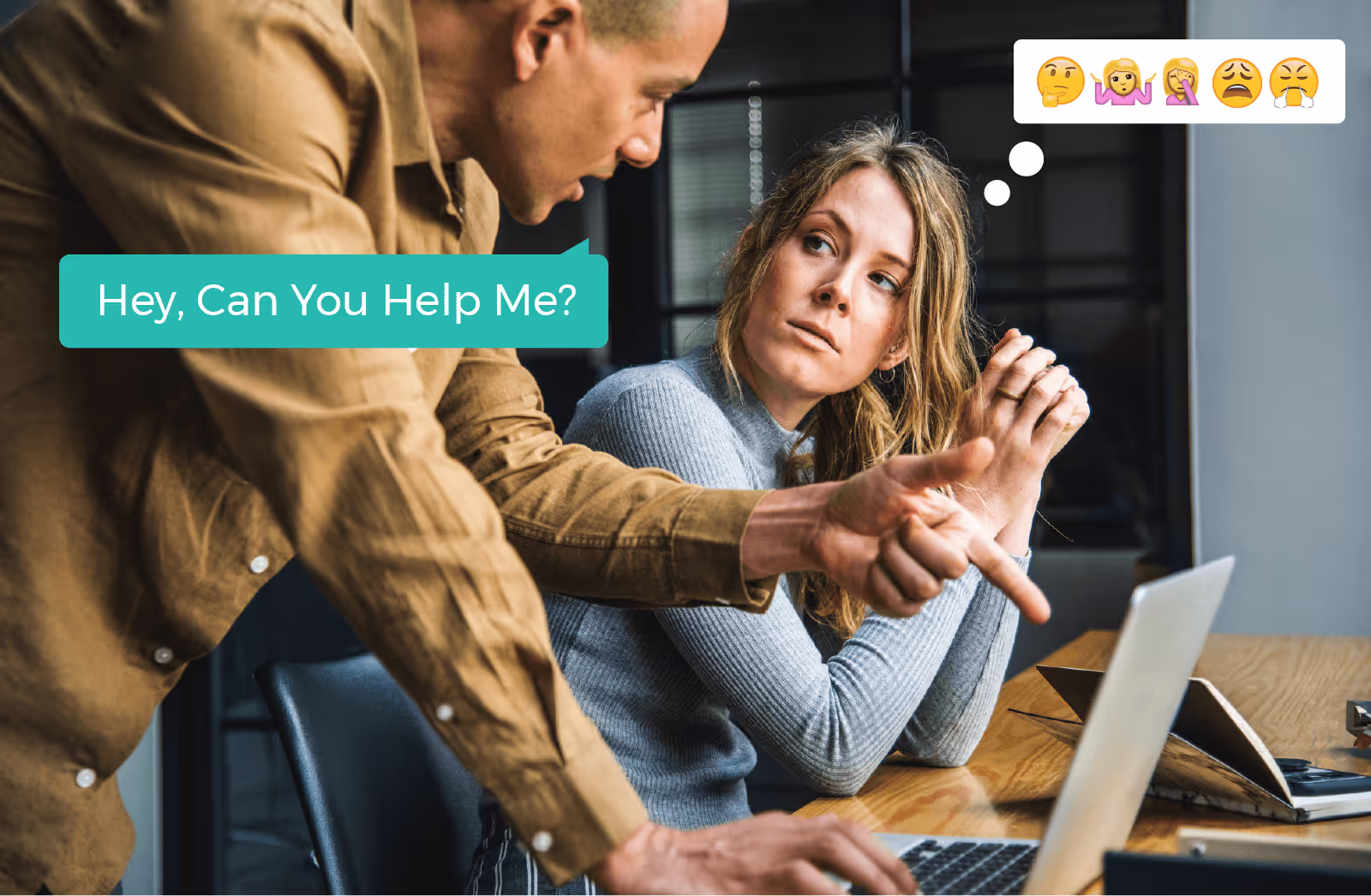 5 palabras peligrosas - "¿Oye, ¿puedes ayudarme?"