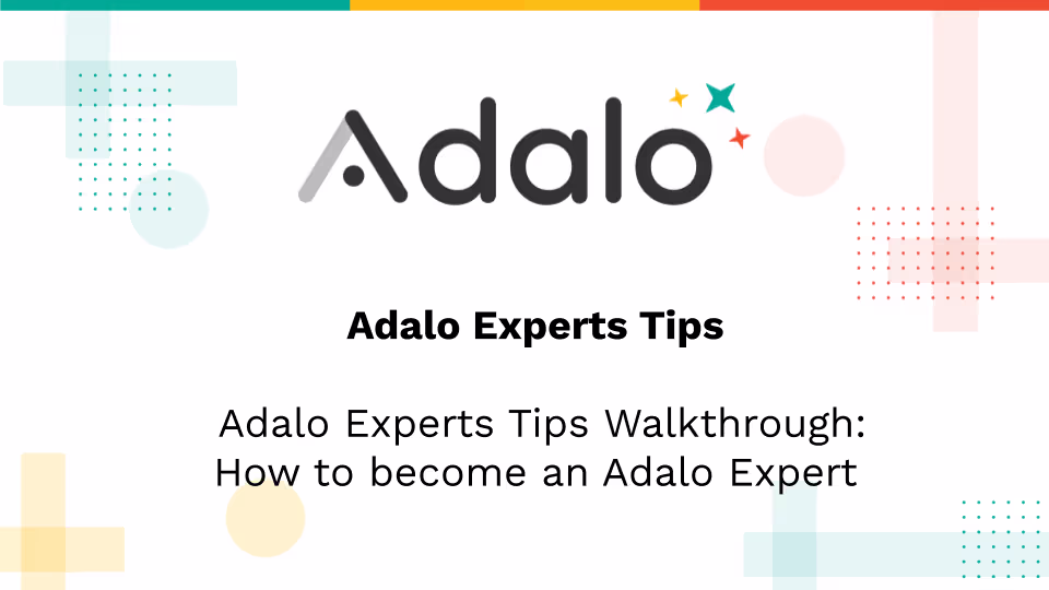 Tutorial de consejos de expertos de Adalo: Cómo convertirse en un experto de Adalo