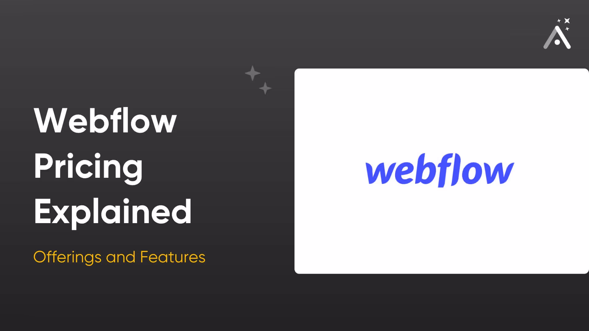 Tarification Webflow expliquée