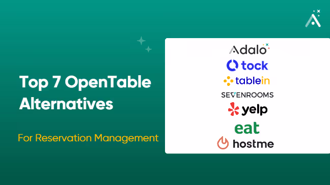 Los 7 mejores alternativas a OpenTable para gestión de reservas